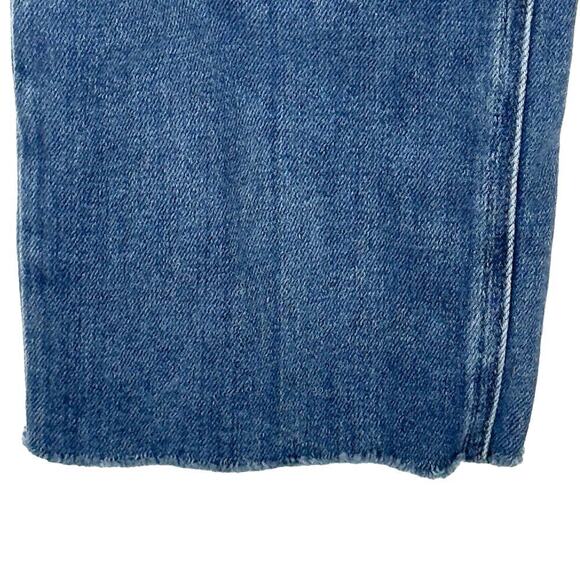 PAIGE HIGH RISE STRAIGHT STELLA CROPPED JEANS IN CEYLON DESTRUCTED NWT SIZE 27‎ - Picture 13 of 16